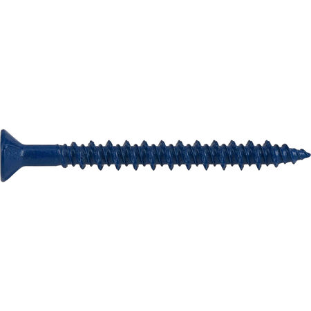 Power Pro Blue Flat-Head Concrete Screw Anchor (3/16 in. x 2-1/4 in.) - 4 pc