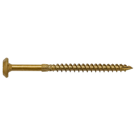 Power Pro Bronze Structural Lag Screws (1/4 in. x 6 in.) - 50 pc