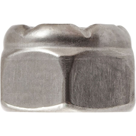 Hillman Stainless Nylon Insert Stop Nuts (1/4 in.-28) - 15 pc