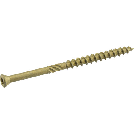 Power Pro Premium Bronze Exterior Trim Screws (#8 x 1-5/8 in.) - 75 pc