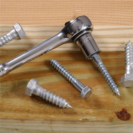 Hillman Stainless Steel Hex Lag Screw 5/16 in. x 4-1/2 in.