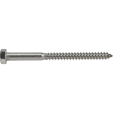 Hillman Stainless Steel Hex Lag Screw 5/16 in. x 4 in.