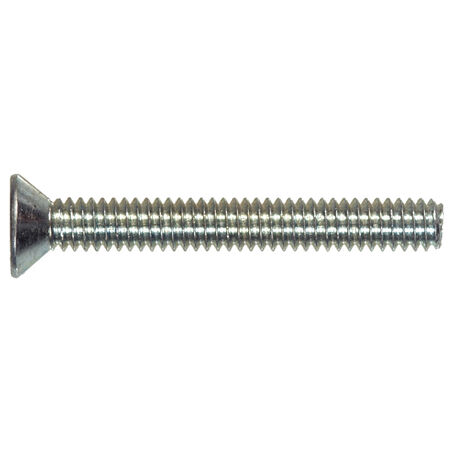Hillman Zinc Flat Head Phillips Machine Screw #10-24 x 3/4 in.