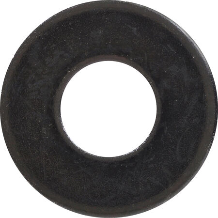 Hillman Black Chrome Flat Washers (1/4 in.) - 100 pc