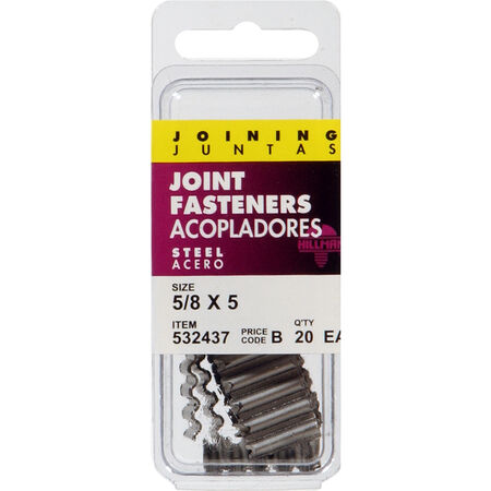 Hillman Bright Corrugated Joint Fasteners (5/8 in.) - 20 pc