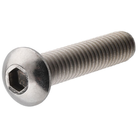 Hillman Stainless Metric Button-Head Cap Screws (M4-0.70 x 20mm) - 12 pc
