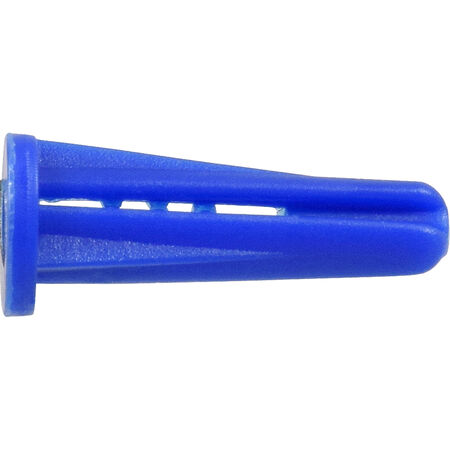 Hillman Blue Conical Plastic Anchor (#8-10 x 7/8 in.) - 100 pc