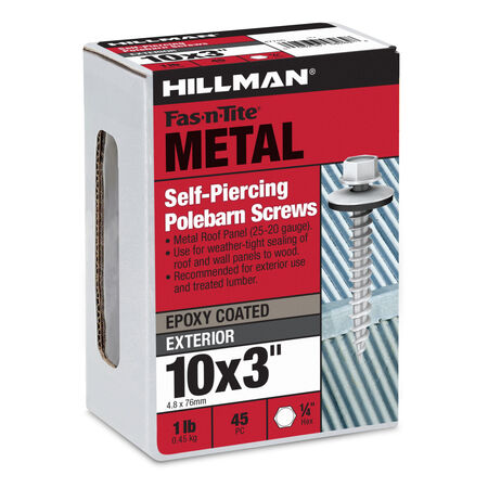 Hillman Self-Piercing Sheeter Screws (#10 x 3 in.)