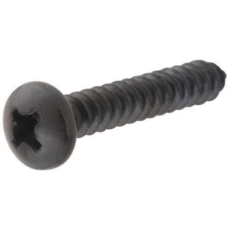 Hillman Phillips Pan Black Chromate Sheet Metal Screws (#4 x 3/8 in.) - 20 pc