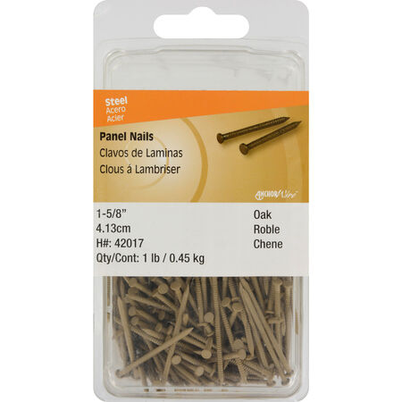 Anchor Wire Oak Panel Nails (1-5/8 in.) - 475 pc