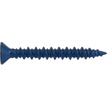 Power Pro Blue Flat-Head Concrete Screw Anchor (3/16 in. x 1-3/4 in.) - 5 pc