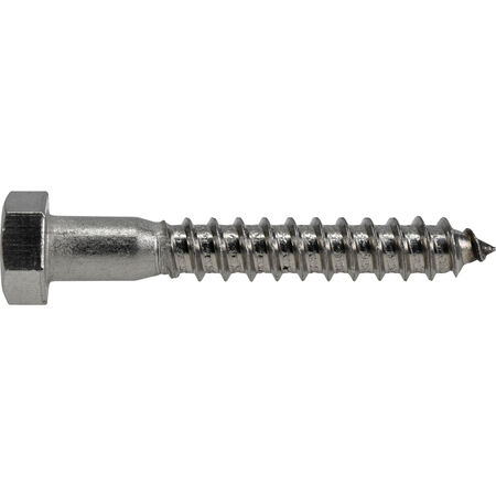 Hillman Stainless Steel Hex Lag Screw 3/8 in. x 2-1/2 in.