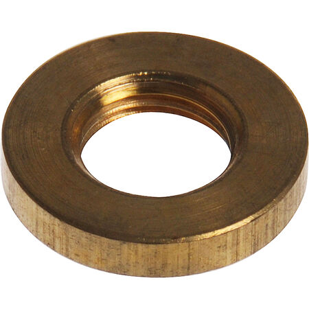 Hillman Brass Round Locknut (1/8 IPS x 3/4 in.) - 15 pc