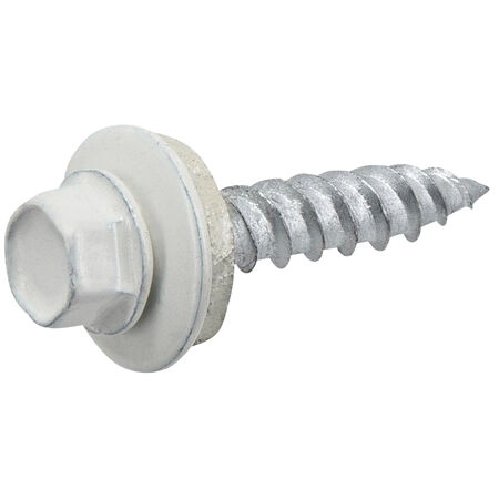 Hillman White Painted Self-Piercing Sheeter (#10 x 1-1/2 in.)