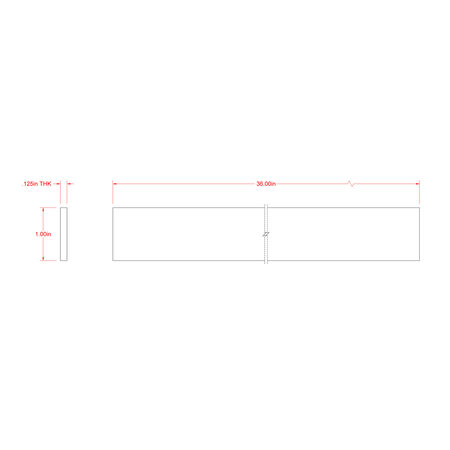 SteelWorks Weldable Anodized Aluminum Flat (1/8 in. x 1 in. x 3 ft.)