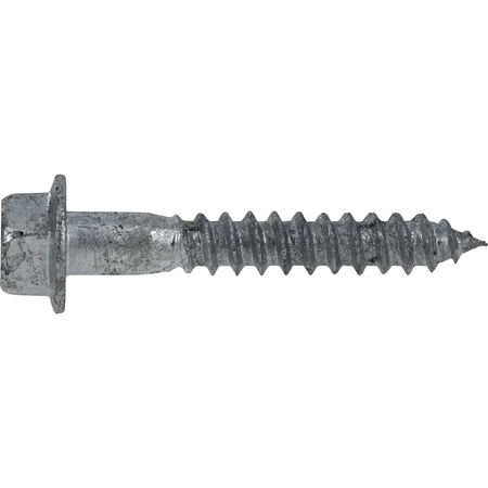 Hillman Galvanized Flange Head Hex Lag Screws (3/8 in.-16 x 2-1/2 in.) - 10 pc