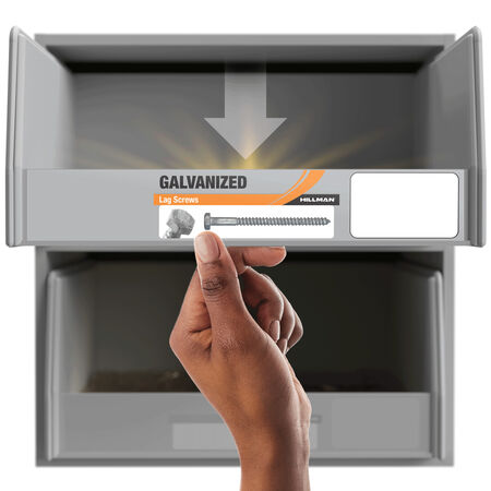 Hillman Galvanized Hex Lag Screw 5/8 in. x 6 in.