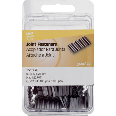 Anchor Wire Bright Corrugated Joint Fasteners (1/2 in.) - 100 pc