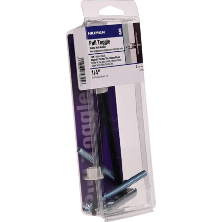 Hillman Pull Toggles w/Screws (1/4 in.) - 2 pc