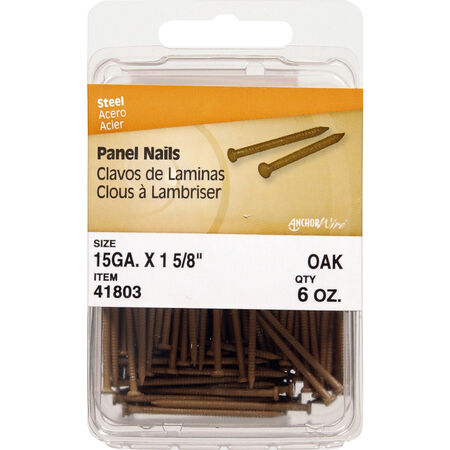 Anchor Wire Oak Panel Nails (1-5/8 in.) - 192 pc