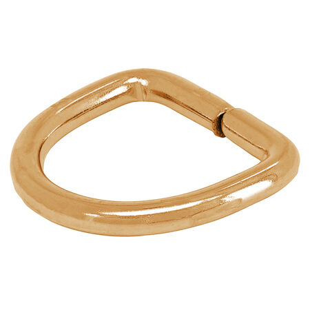 Hillman Brass-Plated D Rings (1 in.) - 10 pc
