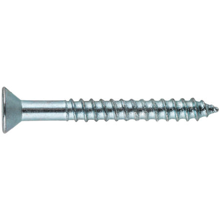 Hillman Zinc Flat Head Phillips Wood Screw #6 x 7/8 in.
