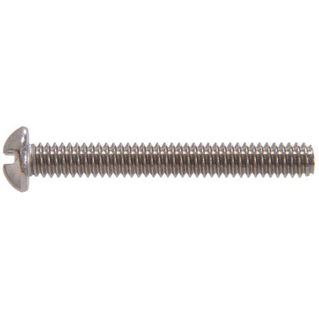 Hillman Stainless Slotted Round-Head Machine Screws (5/16 in.-18 x 2 in.)