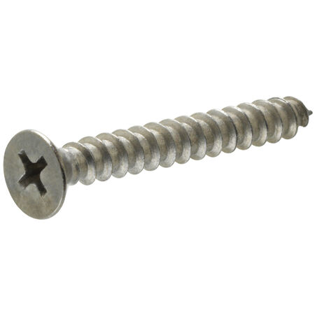 Hillman Stainless Steel Square Drive Flat Head Sheet Metal Screw (#10 x 3/4 in.) - 100 pc