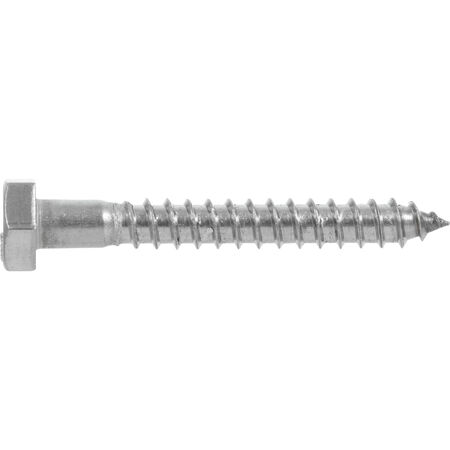 Hillman Stainless Steel Hex Lag Screw 1/2 in. x 3-1/2 in.