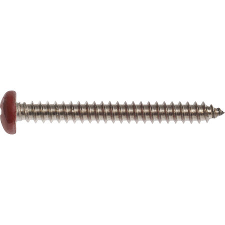 Hillman Red Phillips Pan Stainless Sheet Metal Screws (#10 x 2 in.)