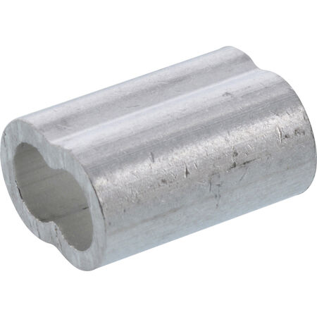 Hillman Aluminum Rope Ferrule (1 in. Length for 1/4 in. diameter Rope) - 10 pc