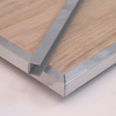 SteelWorks Aluminum Channel Plywood Trim (1/4 in. x 4 ft.)