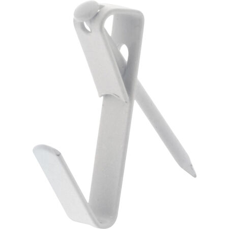 Hillman Conventional Picture Hangers White 20lb 8 Pack