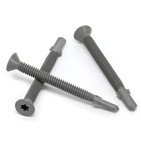 Power Pro Prower Pro Premium Flat Gray Epoxy Self-Drilling Screws (#12-24 � 2-�") 30pc