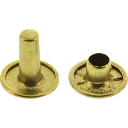 Hillman Compression Cutlery Rivets (7/32 in. Eyelet with Extra Small Cap) - 20 pc