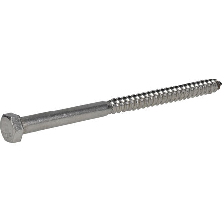 Hillman Stainless Steel Hex Lag Screw 3/8 in. x 6 in.