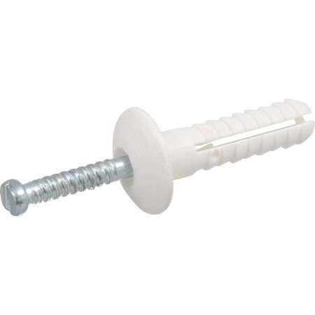 Hillman Truss-Head Nylon Anchor (1/4 in. x 1 in.) - 100 pc