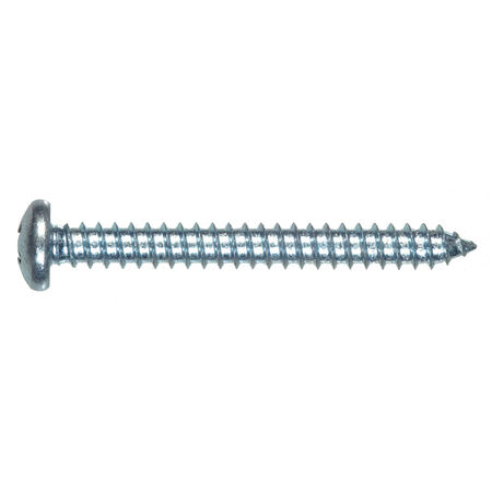 Hillman Zinc Pan Head Phillips Sheet Metal Screw (#14 x 1-1/4 in.) - 100 pc