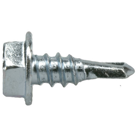 Power Pro Premium Hex Zinc Sheet Metal Self-Drilling Screws (#8-32 x 1/2 in.)-210pc