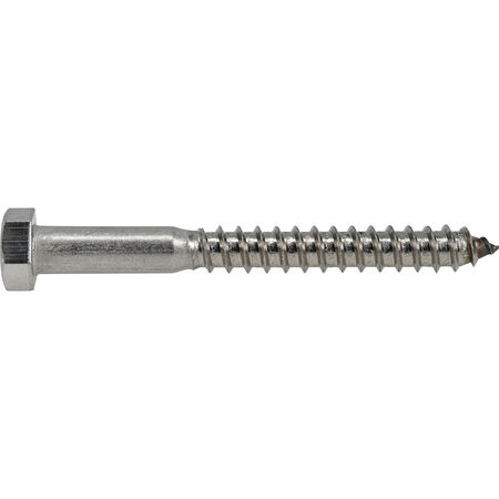 Hillman Stainless Steel Hex Lag Screw 3/8 in. x 3-1/2 in.