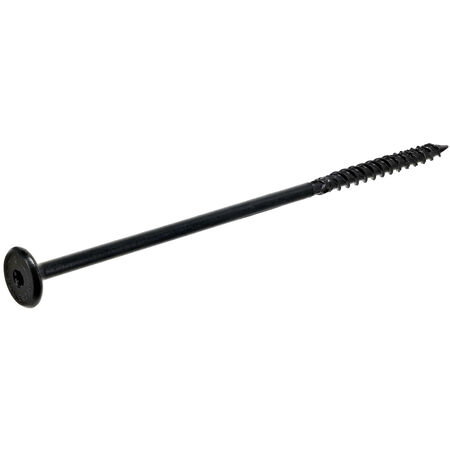 Power Pro Black Lumber-Tite Structural Screws (1/4 in. x 6 in.) - 10 pc