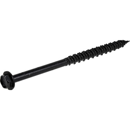 Power Pro Black Hex Washer-Head Concrete Screw Anchor (3/16 in. x 3-1/4 in.) - 100 pc
