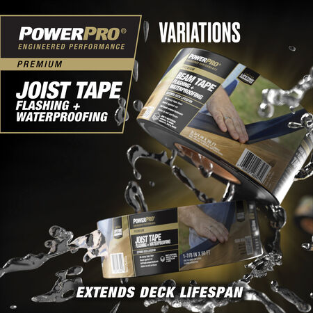 Power Pro Premium Exterior Deck Joist Flashing Tape (1.89 in. x 50 ft.)