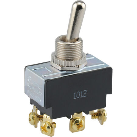 Hillman DPDT Center Off Toggle Switch (20 Amp-125 Volt x 10 Amp-277 Volt) - 1 pc