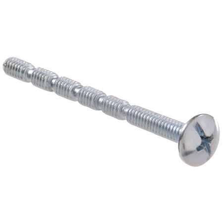 Hillman Zinc Breakaway Machine Screw #8-32 x 2 in.
