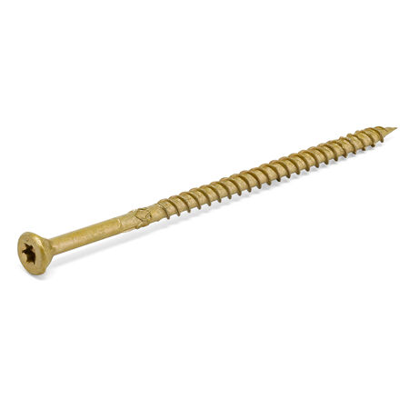 Power Pro Premium Exterior Wood Screws (#10 x 4 in.) - 900 pc