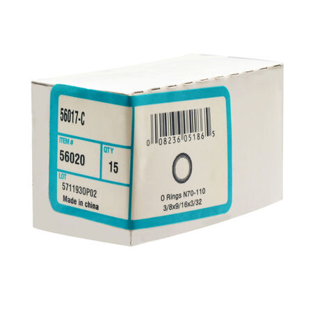 Hillman Nitrile O-Rings (3/8 in. x 9/16 in. x 3/32 in.) - 15 pc