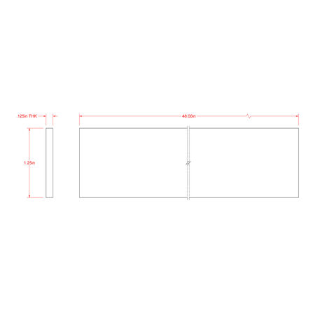 SteelWorks Weldable Steel Flat (1/8 in. x 1-1/4 in. x 4 ft.)