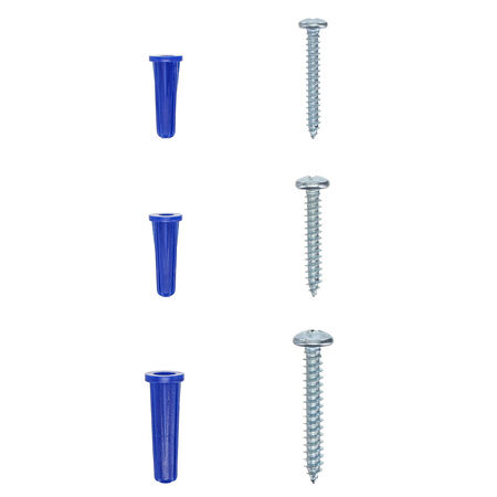 Hillman Homepak Plastic Anchor with Screws Kit - 72 pc