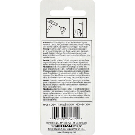 Hillman Professional Picture Hangers Brass 50lb 2 Pack